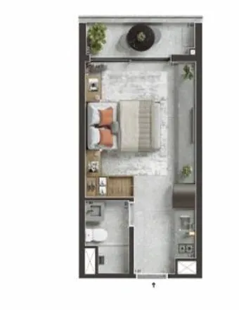 Buy this 1 bed apartment on Praça São Lourenço in Rua Casa do Ator 608, Vila Olímpia