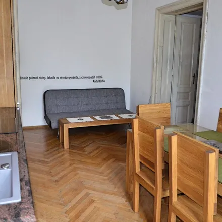 Rent this 1 bed apartment on MUDr. Eva Hrubá in Pionýrská, 601 51 Brno