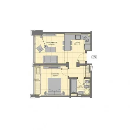 Buy this 1 bed apartment on Santiago del Estero 1460 in La Perla, B7600 DTR Mar del Plata