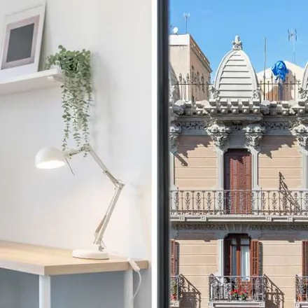 Rent this 6 bed apartment on idk pizza in Carrer del Rosselló, 08001 Barcelona