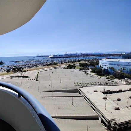 Rent this 2 bed condo on Long Beach Towers Apartments in 600 East Seaside Way, Long Beach