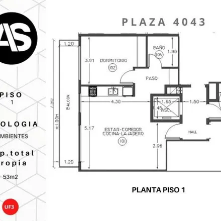 Buy this 1 bed apartment on Paroissien 1602 in Núñez, C1426 ABC Buenos Aires