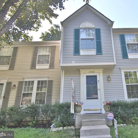 Buy this 2 bed townhouse on 2555 Log Mill Court in Crofton, MD 21114