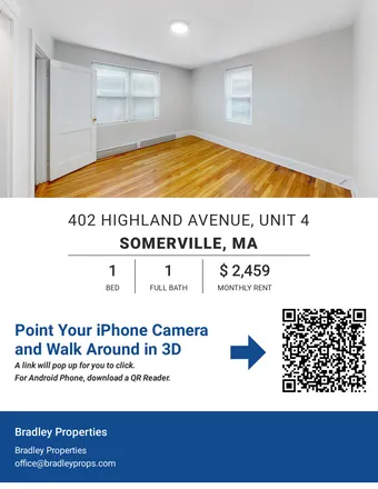 Image 9 - #4, 402 Highland Avenue, Davis Square, Somerville - Apartment for rent