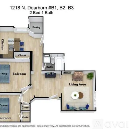 Rent this 2 bed apartment on 1218 N Dearborn St