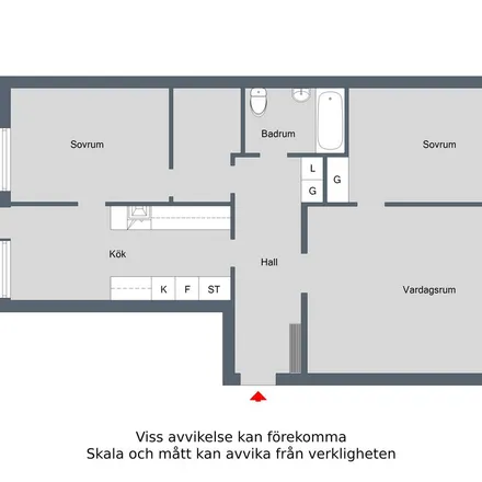 Rent this 3 bed apartment on Östermalmsvägen in 612 41 Finspång, Sweden