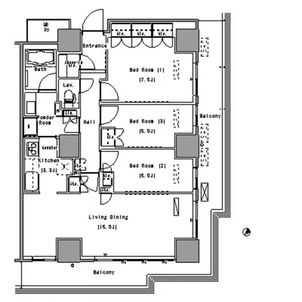 Image 2 - Lawson, Harumi-dori Avenue, Toyosu 1-chome, Koto, 135-0061, Japan - Apartment for rent