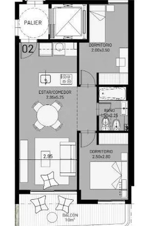 Buy this 2 bed apartment on Avenida Carlos Pellegrini 934 in Rosario Centro, Rosario