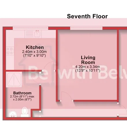 Image 6 - Mandalay Court, Bourne Court, Brighton, BN1 8QQ, United Kingdom - Apartment for rent
