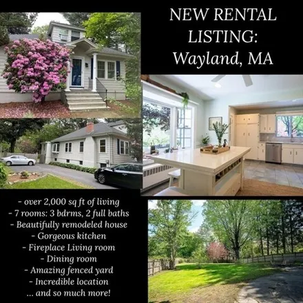 Rent this 3 bed house on 18 Oak Street in Wayland, MA 01500