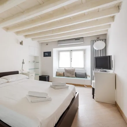 Rent this 1 bed apartment on Via Sant'Agnese 14 in 20123 Milan MI, Italy