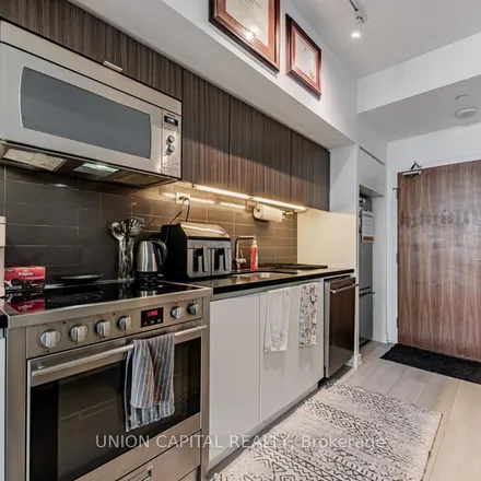 Rent this 1 bed apartment on Quartz in 75 Queens Wharf Road, Old Toronto