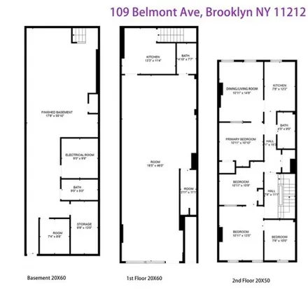 Image 2 - 109 Belmont Avenue, New York, NY 11212, USA - House for sale
