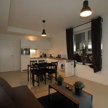 Rent this 1 bed apartment on Quai aux Pierres de Taille - Arduinkaai in 1000 Brussels, Belgium