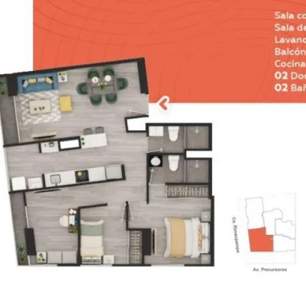 Buy this 3 bed apartment on Institución educativa inicial Huellitas in Calle Francisco de Orellana 182, San Miguel