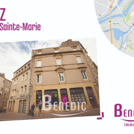 Rent this 2 bed apartment on 88 En Fournirue in 57014 Metz, France