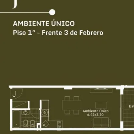 Buy this studio apartment on 614 - Nuestra Señora de la Merced 4772 in Villa Alianza, 1678 Caseros