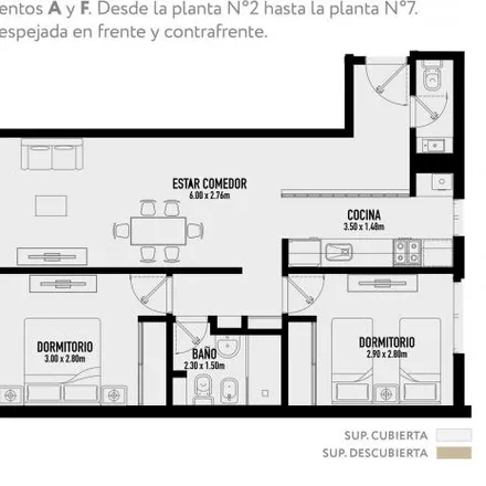 Buy this 2 bed apartment on Catamarca 1245 in Departamento General San Martín, Villa María