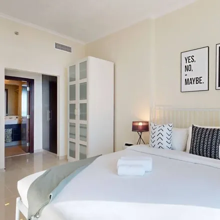 Rent this 1 bed apartment on Dubai Tram in Al Seba Street, Dubai Marina