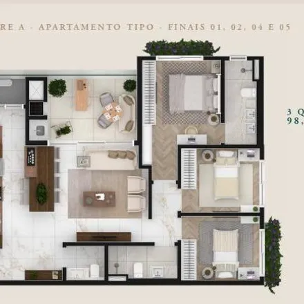 Buy this 3 bed apartment on Rua Maria Clara 33 in Alto da Glória, Curitiba - PR