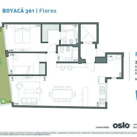 Buy this 2 bed apartment on Avenida Boyacá 367 in Flores, C1406 FYG Buenos Aires