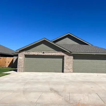 Rent this 3 bed duplex on 5508 122nd Street in Lubbock, TX 79424