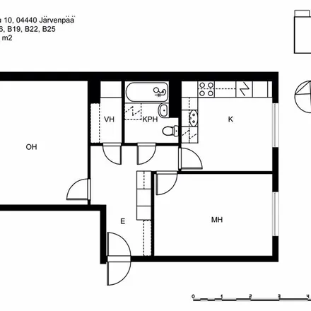 Rent this 2 bed apartment on Haltianpolku 10 in 04440 Järvenpää, Finland