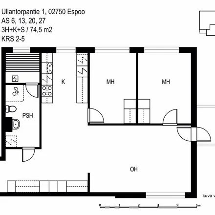 Rent this 3 bed apartment on Ullantorpantie 1 in 02700 Espoo, Finland