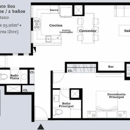 Buy this 1 bed apartment on Calle Toscanini in San Borja, Lima Metropolitan Area 15037