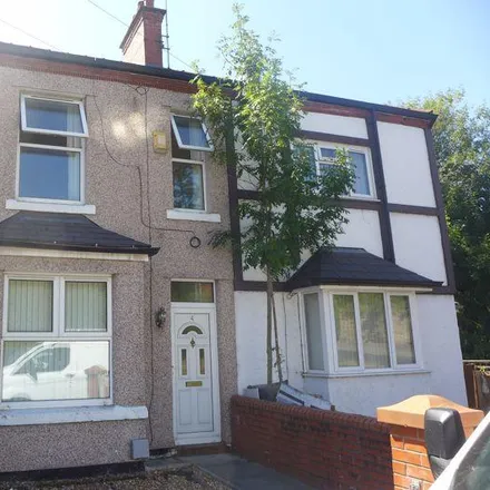 Rent this 2 bed townhouse on Benjamin Road in Wrexham, LL13 8EE