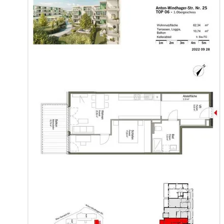 Rent this 2 bed apartment on Anton-Windhager-Straße 25 in 5201 Seekirchen am Wallersee, Austria