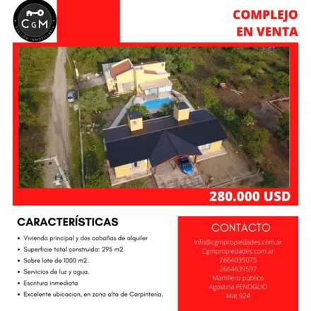 Buy this 7 bed apartment on Avenida Los Mandarinos in Junín, 5883 Municipio de Carpintería
