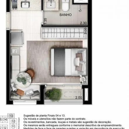 Buy this studio apartment on Square Garden in Rua Barão Jaceguai 1875, Campo Belo