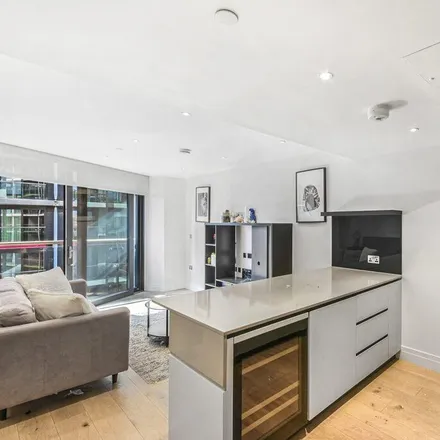 Rent this studio apartment on Riverlight Four in Battersea Park Road, Nine Elms