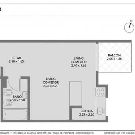 Buy this studio apartment on Granaderos 679 in Flores, C1406 FYG Buenos Aires