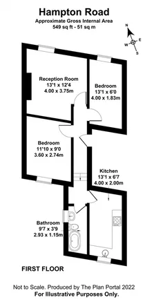 Image 9 - Courtyard Apartments, 70b Hampton Road, London, TW11 0JF, United Kingdom - Apartment for rent