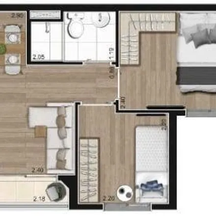 Buy this 2 bed apartment on Rua Anhanguera 370 in Campos Elísios, São Paulo - SP
