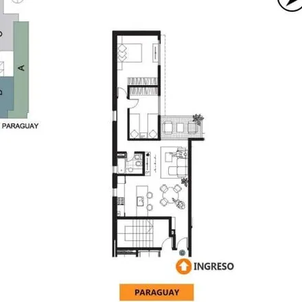 Buy this 2 bed apartment on Paraguay 2176 in Abasto, Rosario