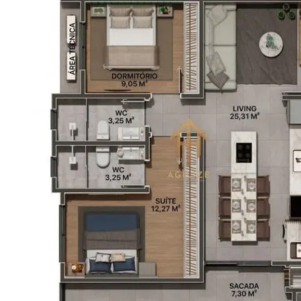 Buy this 2 bed apartment on Rua Adílio Juvenal Mafra in Centro, Navegantes - SC