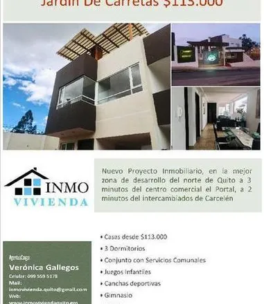 Buy this 3 bed house on N76 in 170302, Carapungo