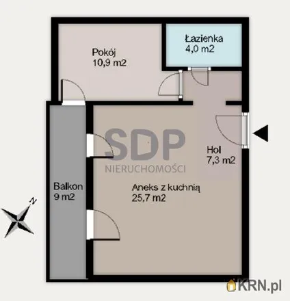 Buy this 2 bed apartment on Zagłębiowska in Opolska, 52-013 Wrocław