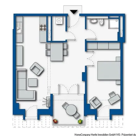 Rent this 2 bed apartment on Hauptstraße in 79104 Freiburg im Breisgau, Germany