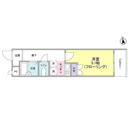 Image 2 - 新宿Qフラットビル, Yasukuni-dori, Shinjuku 5-chome, Shinjuku, 162-0067, Japan - Apartment for rent