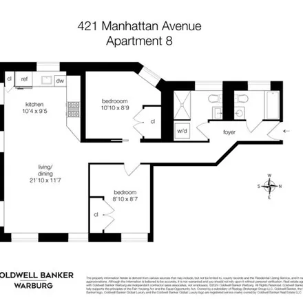 Image 9 - 411 /421 Manhattan Ave Unit 8, New York, 10026 - Condo for sale