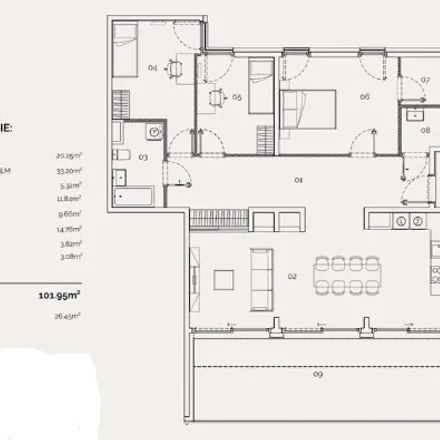 Buy this 4 bed apartment on Mogilska 80 in 31-546 Krakow, Poland