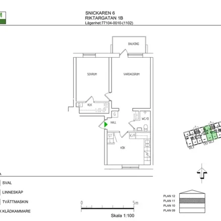 Rent this 2 bed apartment on Riktargatan 31 in 644 33 Torshälla, Sweden