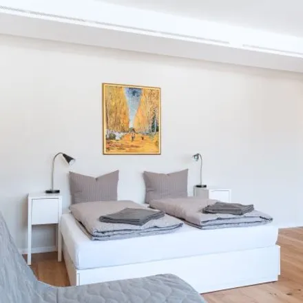 Rent this studio apartment on HITrental Marktplatz Apartments in Rümelinsplatz 1, 4001 Basel