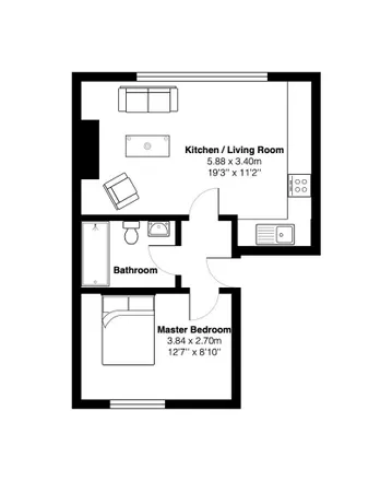 Image 8 - Ship Lane, Cardiff, CF10 5EN, United Kingdom - Apartment for rent