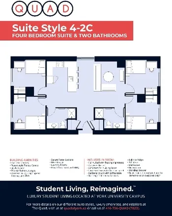Image 3 - York University, Keele Campus, 4700 Keele Street, Toronto, ON M3J 3T8, Canada - Room for rent