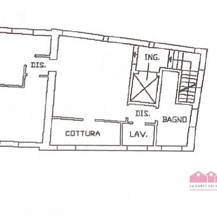 Rent this 1 bed apartment on Contra' Muschieria 29 in 36100 Vicenza VI, Italy
